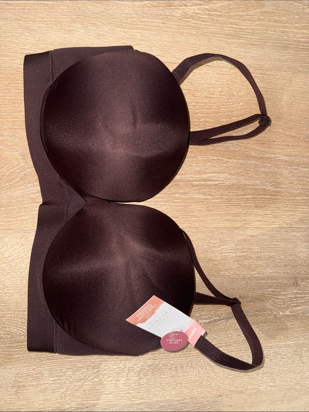 Cacique Seamless Molded Bra in Dark Brown